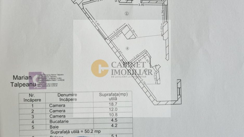 3 camere | Renovat | Bloc fără risc | Zona unirii | Aproape Metrou - Poză 10