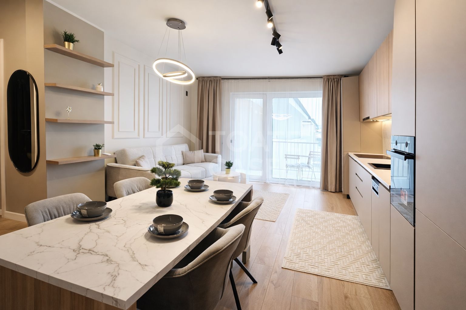 Apartament cu 2 camere, ultrafinisat, zona Eroilor, Floresti - Poză 1