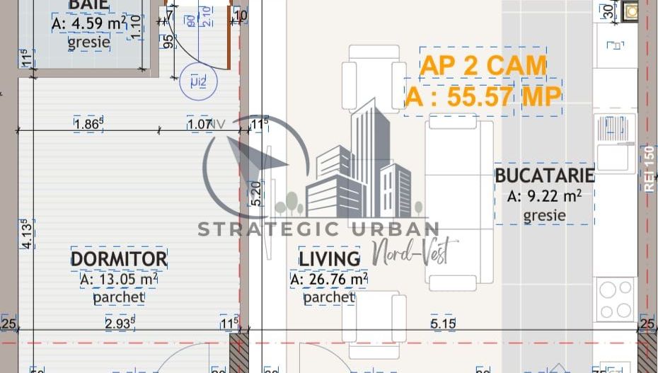 Apartament două camere, finisat nou, zona Eroilor - Poză 9