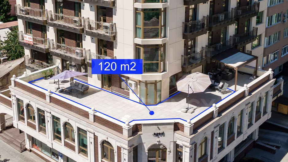 Vânzare, apartament cu 3 odăi și terasă, în Centrul Diplomatic, Perla - Poză 12