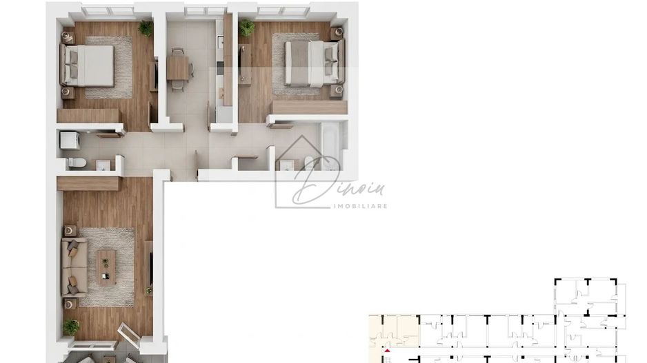 3 camere Premium Zona Metalurgiei I Predare imediata I COMISION 0% - Poză 2