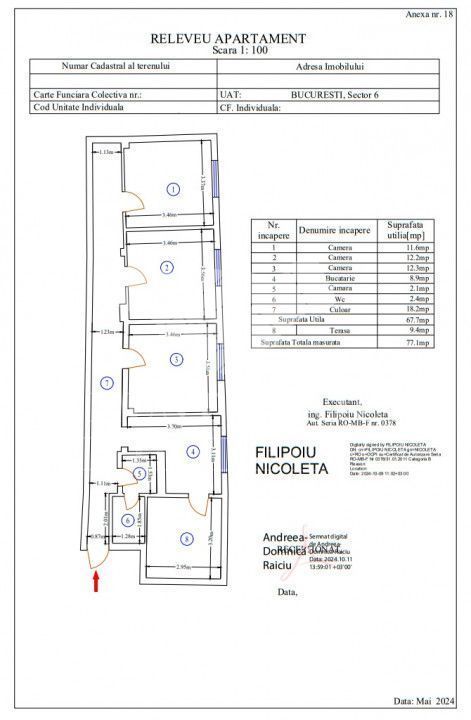 Cotroceni | Apartament 3 camere in vila - Poză 24