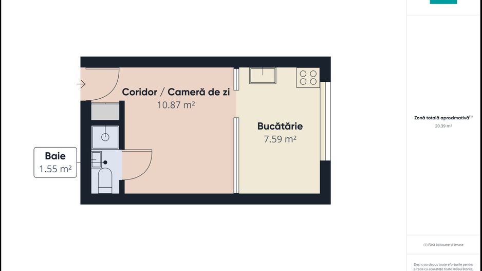 Garsonieră confort 1 în zona Sânnicolau Mic - Poză 7