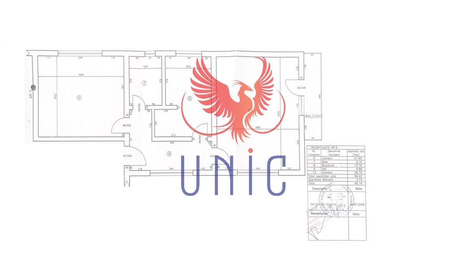 Apartament 3 camere Magnolia - Schiță 8