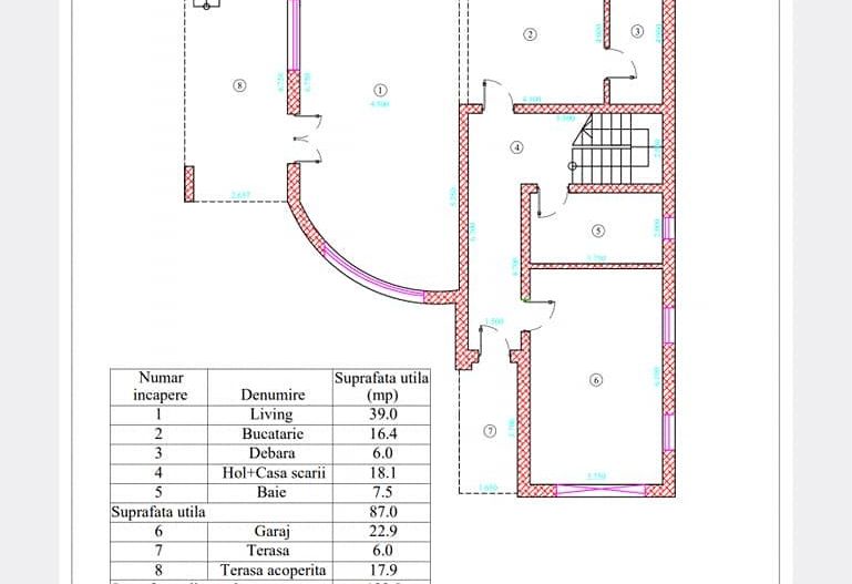 DE VÂNZARE sau SCHIMB - Vilă P+M semifinisată, zona Moara Grecilor; - Poză 19