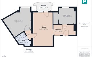 Bd. Unirii-Piața Alba Iulia, apartament 2camere - Poză 6
