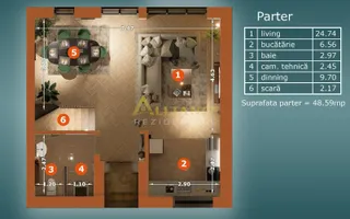 VILA P+1+M  de vanzare in zona Primarie - Popesti-Leordeni - Poză 13