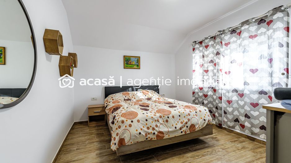 Casă cu mansardă, nouă, mobilată și utilată, în cartier Athena - Poză 4