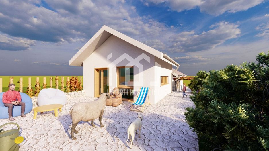 Casa individuala 4 camere, 100mp, Teren 400mp, Campenesti - Poză 1