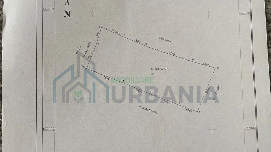 Teren intravilan 976 mp, Podu Iloaiei, Str. Nicolae Iorga – Utilități complete, stradă asfaltată - Poză 5