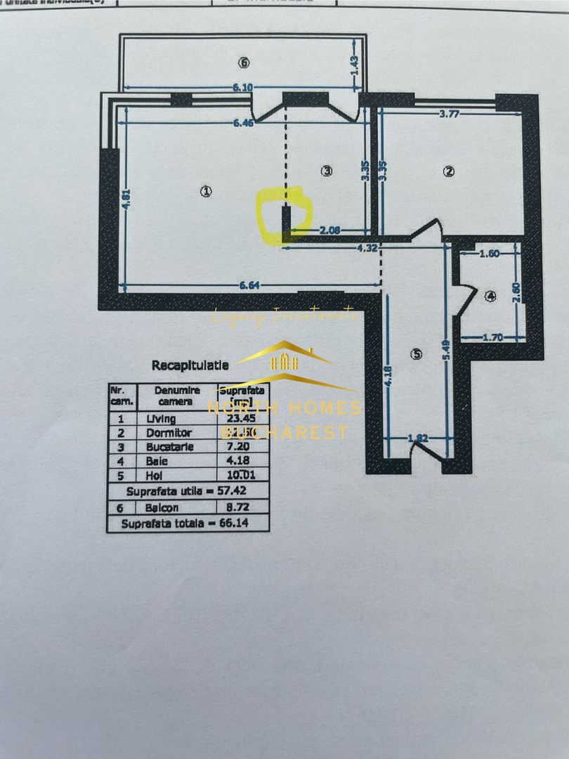 Apartament 2 cam in Pipera, modern si parcare subterana - Poză 14