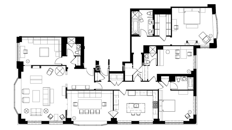 Apartament de lux in zona centra a Bucurestiului - Schiță 5