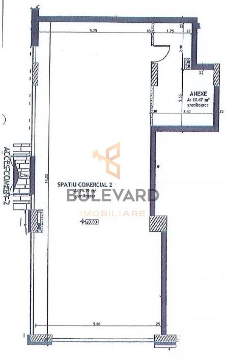 Spatiu comercial de inchiriat in zona Complex Sportiv Gheorgheni - Schiță 7