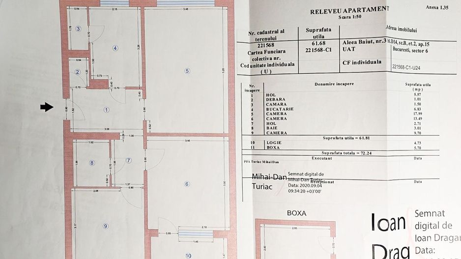 Apartament 3 camere decomandat – Aleea Băiuț nr. 3,  Metrou&Parc&Piata - Poză 29