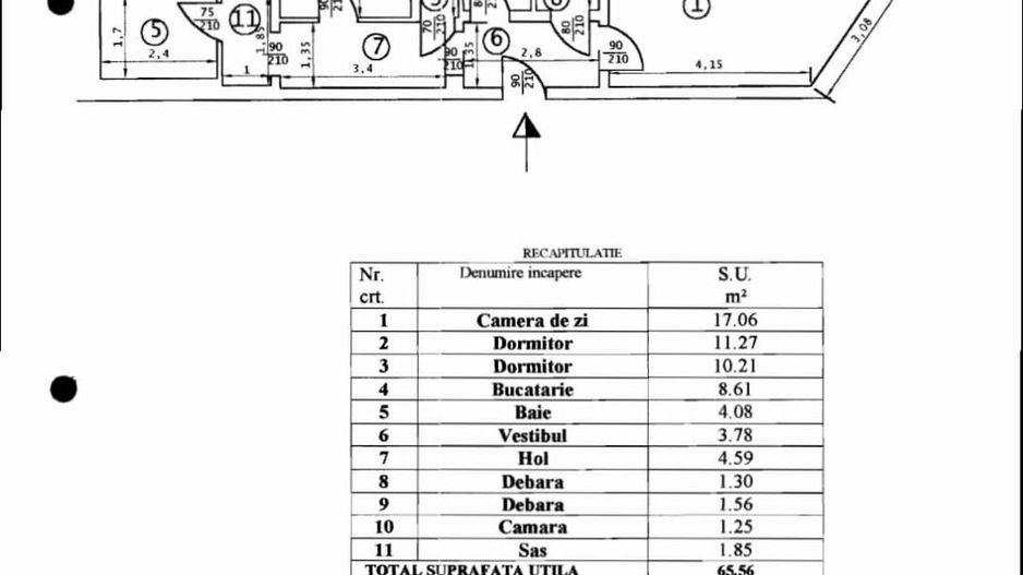 Apartament 3camere- metrou Aparatorii Patriei. - Poză 19