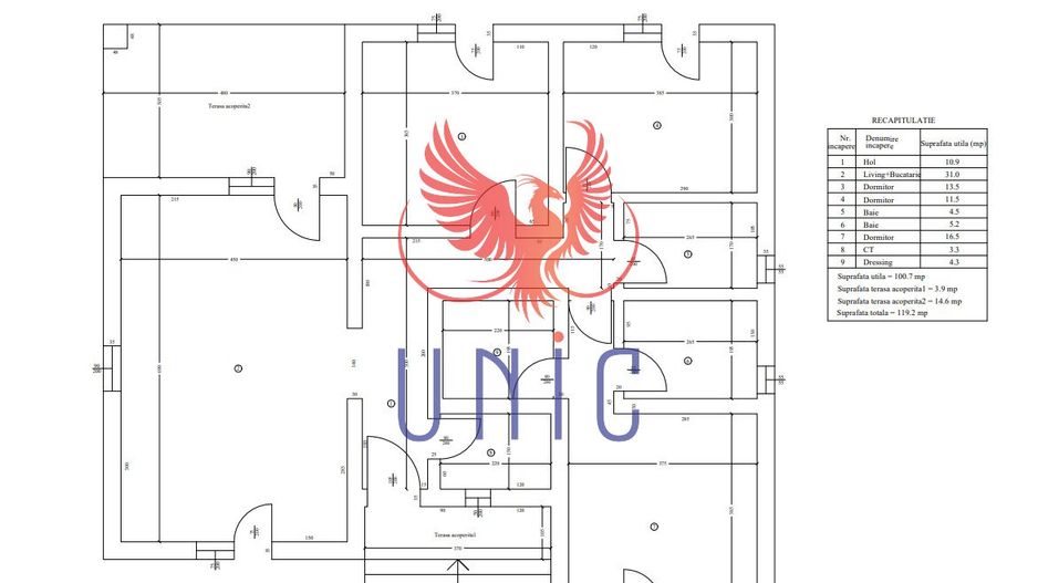 Casa 3 dormitoare, la cheie - Schiță 8