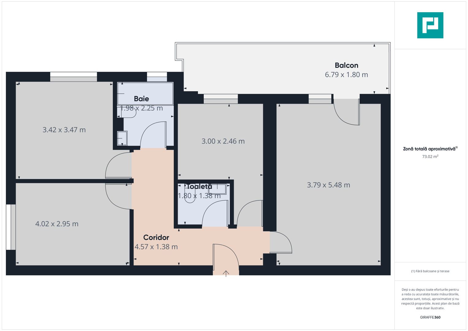 Apartament cu 3 camere în Giroc - Poză 17