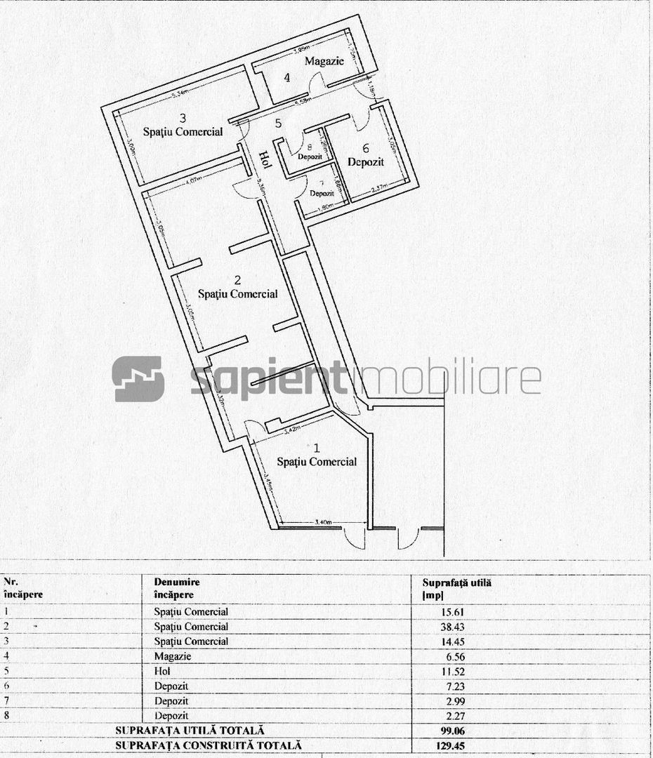 Sapient | Spațiu comercial _ Piața 22 Decembrie, Oradea - Schiță 17