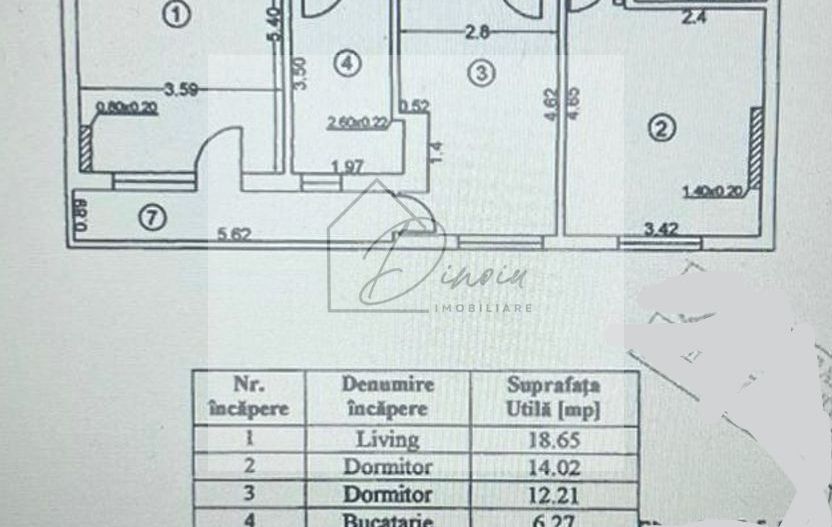 Apartament 3 Camere Decomandat I Turnu Magurele I COMIS 0% - Poză 3