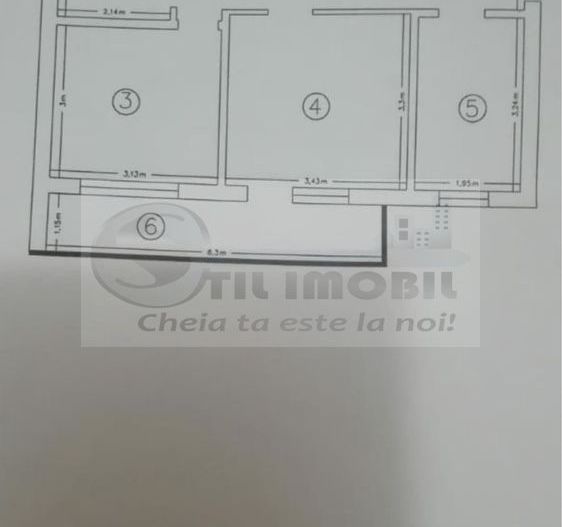 Ap 2 cam Zimbru 46 mp utili + balcon 7 mp 105.000 € - Poză 8