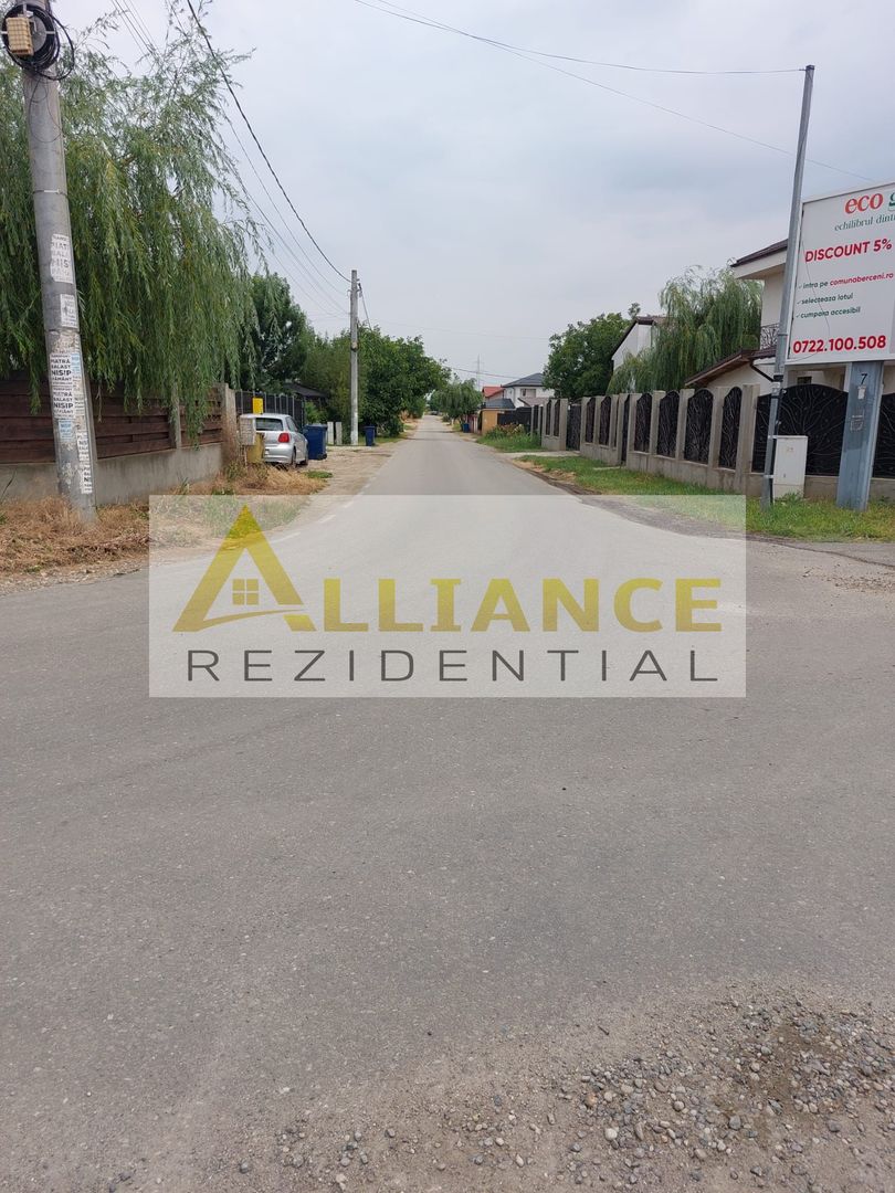 Teren constructii,336 mp,deschidere peste 17 m.Zona in dezvoltare . - Poză 1