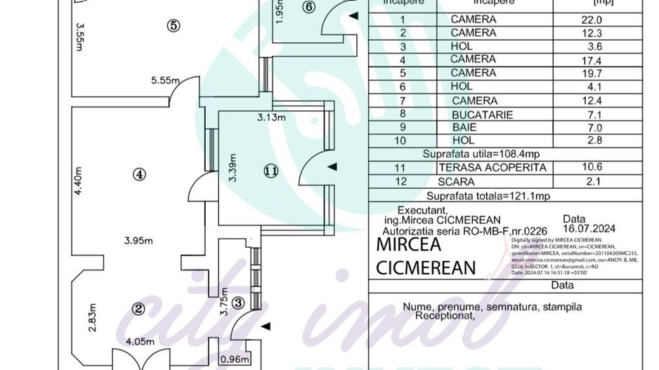 Casa formata din 2 corpuri cu TEREN 433 MP - Poză 18