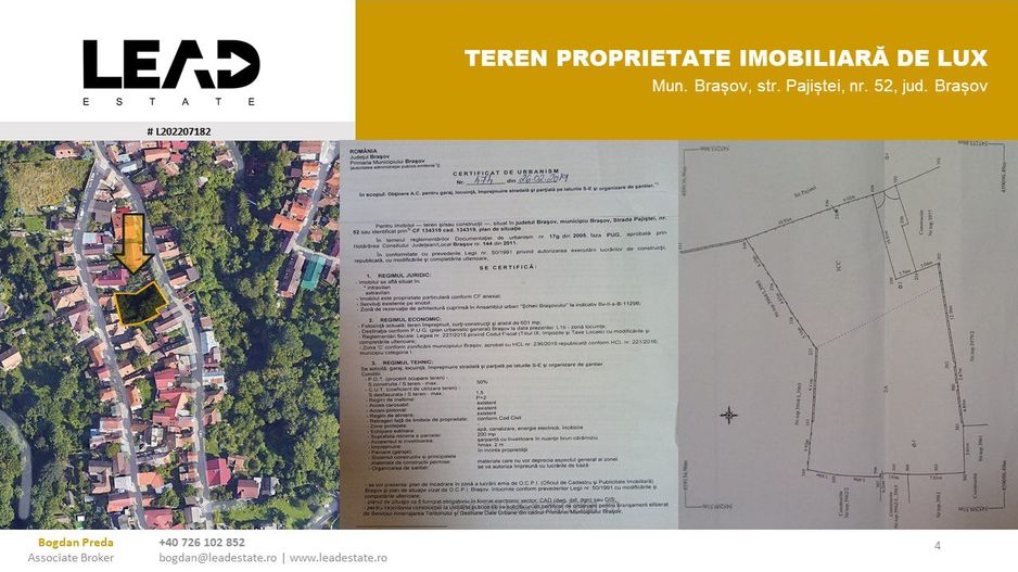 TEREN PROPRIETATE IMOBILIARA DE LUX - Poză 1