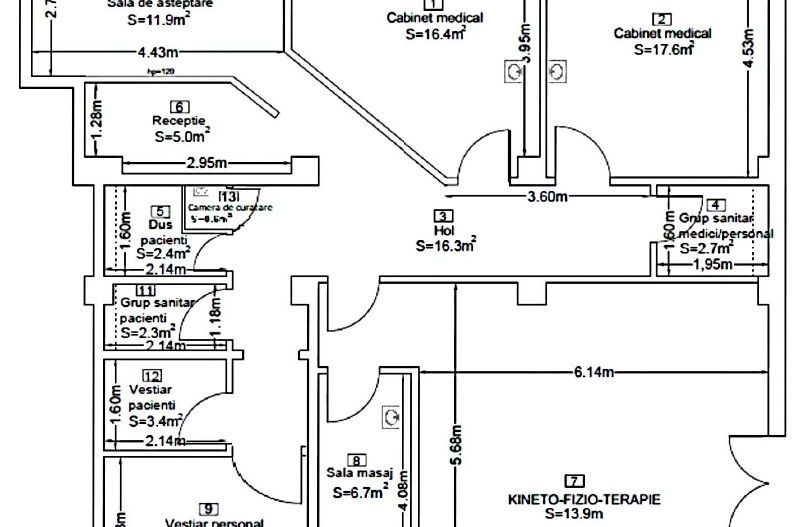 Apartament 4 Camere, 144 MP, Strada Universitatii - Poză 1