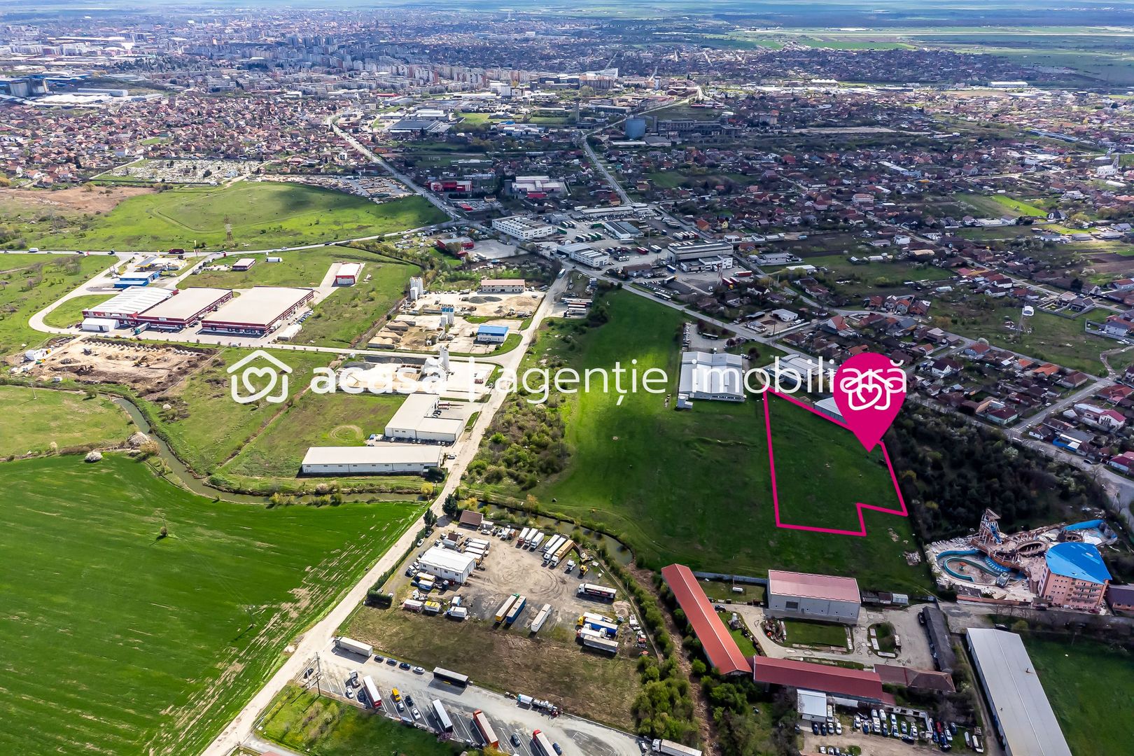 Teren cu PUZ in Arad, servicii, industrie, depozitare 8.307 mp - Poză 2