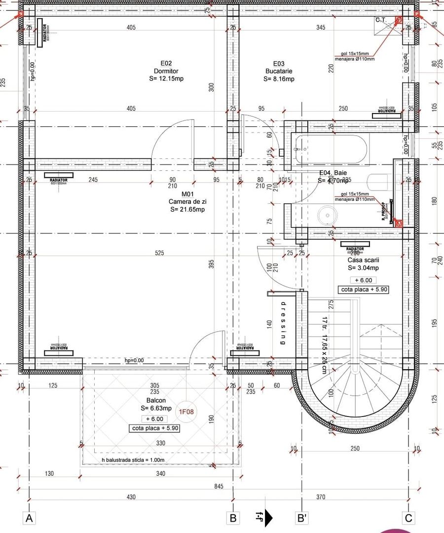 vila ind-stil medit,6cam,3bai,3buc,3parcari/centru Popesti-Leordeni - Poză 6