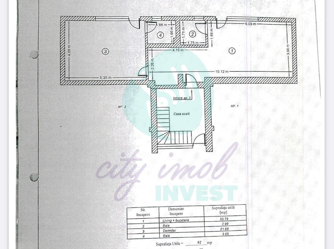 Bloc Boutique - 2 camere cu o mica curte si 2 bai - Poză 11