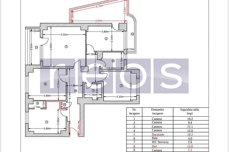 Apartament 4 camere vis - vi- de ASE - Dorobanti-Piata Romana - Poză 6