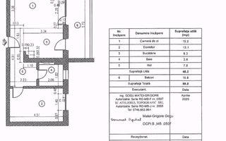 Apartament 2 Camere de Lux /Fabrica de Glucoza/Predare la alb-169.000 € - Schiță 13
