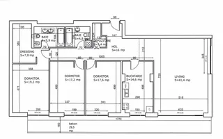 APARTAMENT CU 3 DORMITOARE LA INCHIRIERE IN COMPLEX CU PISCINA - Poză 12