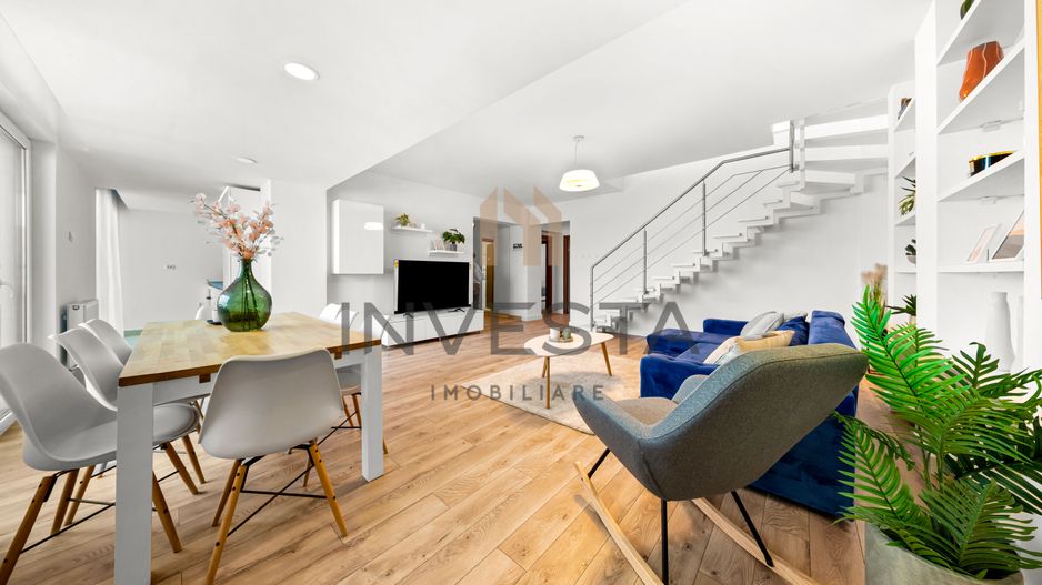 Penthouse de lux pe 2 nivele cu 4 terase in Buna Ziua! - Poză 1