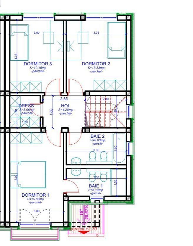 COMISION 0! 4 dormitoare, 3 bai. Toate utilitatile. Finisaje premium. - Poză 26