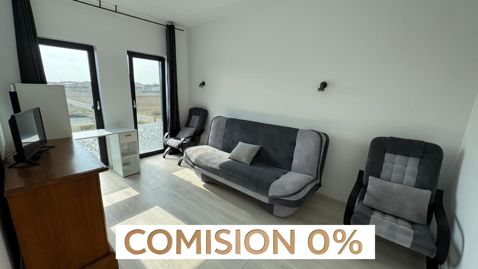 Comision 0% Casă înșiruită modernă, 91 mp utili, 2 dormitoare, 2 băi, curte - Poză 1