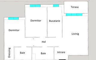COMISION 0% | Apartament 3 Camere | 70 mp | 2 bai | Zona Lipovei - Poză 13