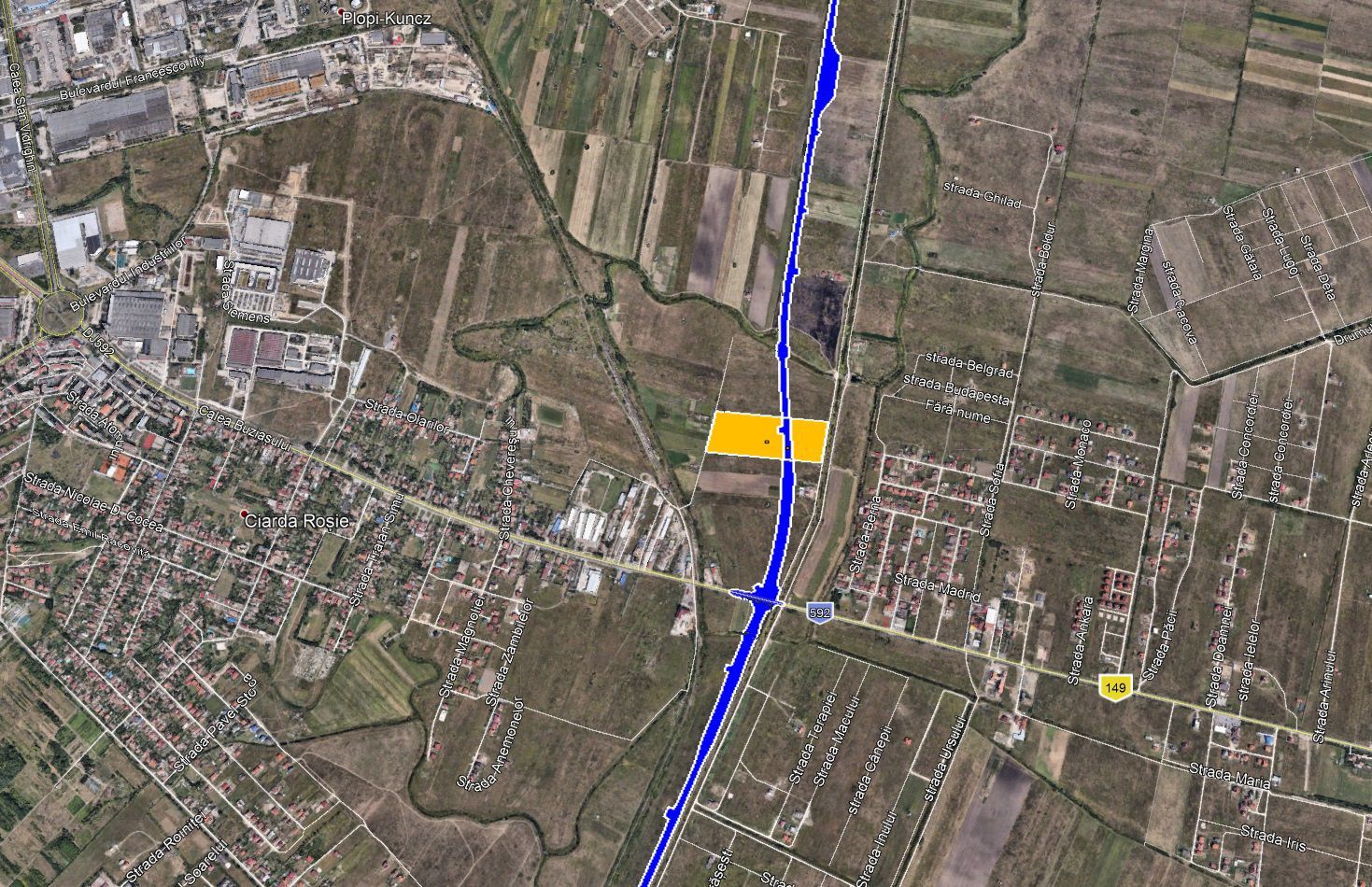 Teren pretabil pentru constructi hale - Poză 1