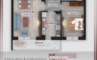 Apartament 2 camere Pallady, balcon 8 mp, comision 0% - Poză 1