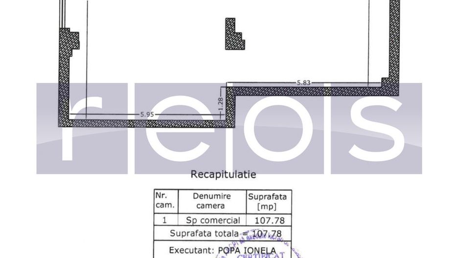 INCHIRIERE SPATIU COMERCIAL | PARTER | 107 MP | TERASA | PARCARE | - Poză 11