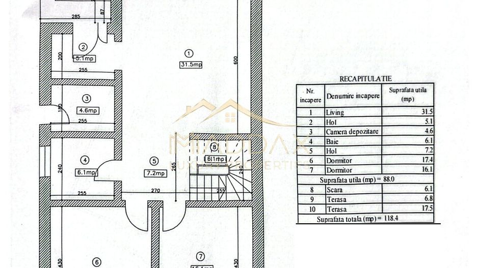 Vila individuala cu 6 camere // *224 mp* // 430mp teren // Pipera - Schiță 56
