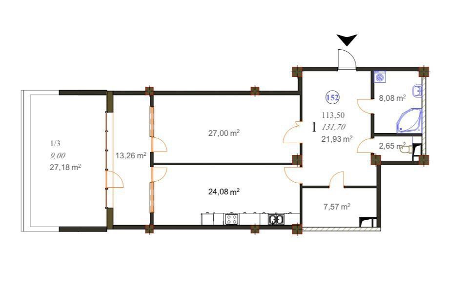 Apartament cu 2 camere, Ciocana, Chișinău - Poză 4