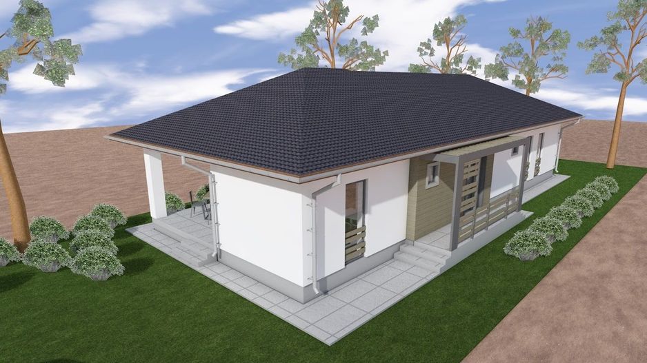 Casa 4 camere  120 mp,480 mp teren 0% comision - Poză 2