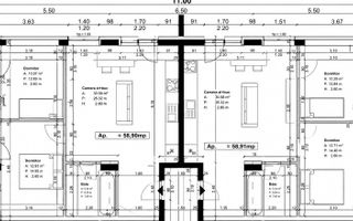 Apartament cu 3 camere/59 mp/Terasa 26mp/CF/imobil NZEB/TVA INCLUS. - Poză 3