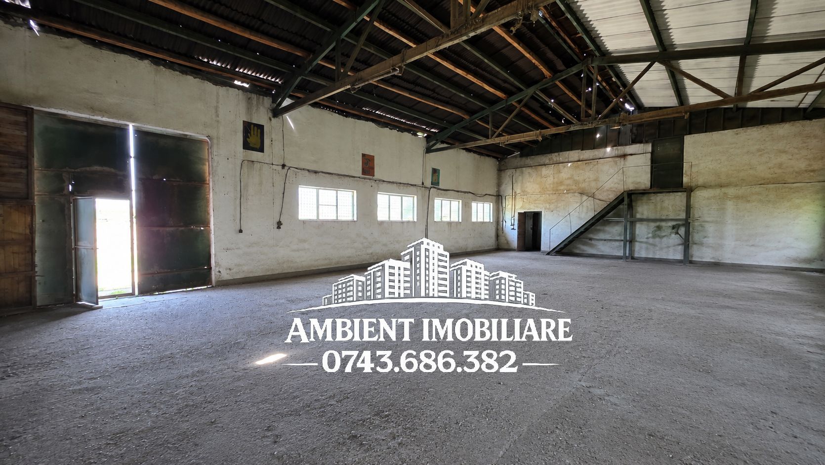 HALĂ DEPOZITARE sau ATELIER, teren 310 mp, VASLUI - zona Industrială; - Poză 3