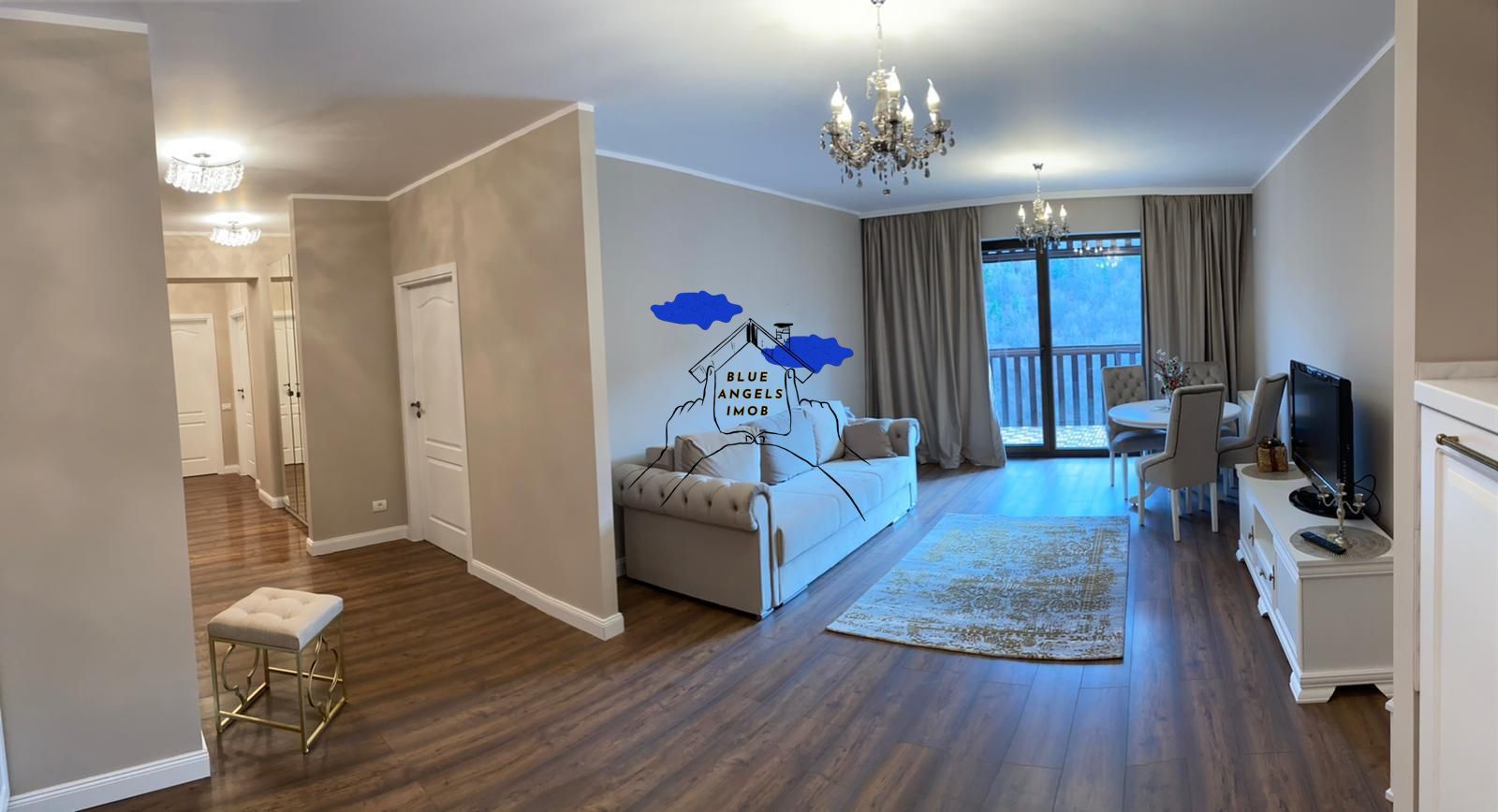 Apartament 3 camere de închiriat – etaj 10, vedere spectaculoasă - Poză 3