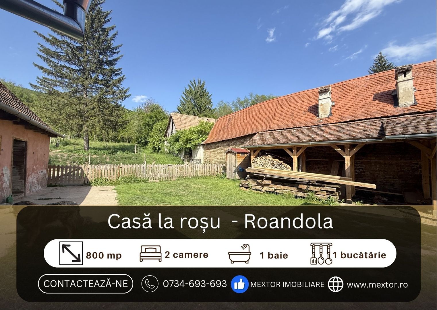 Casa de 3 camere, de vanzare, Roandola - Poză 1