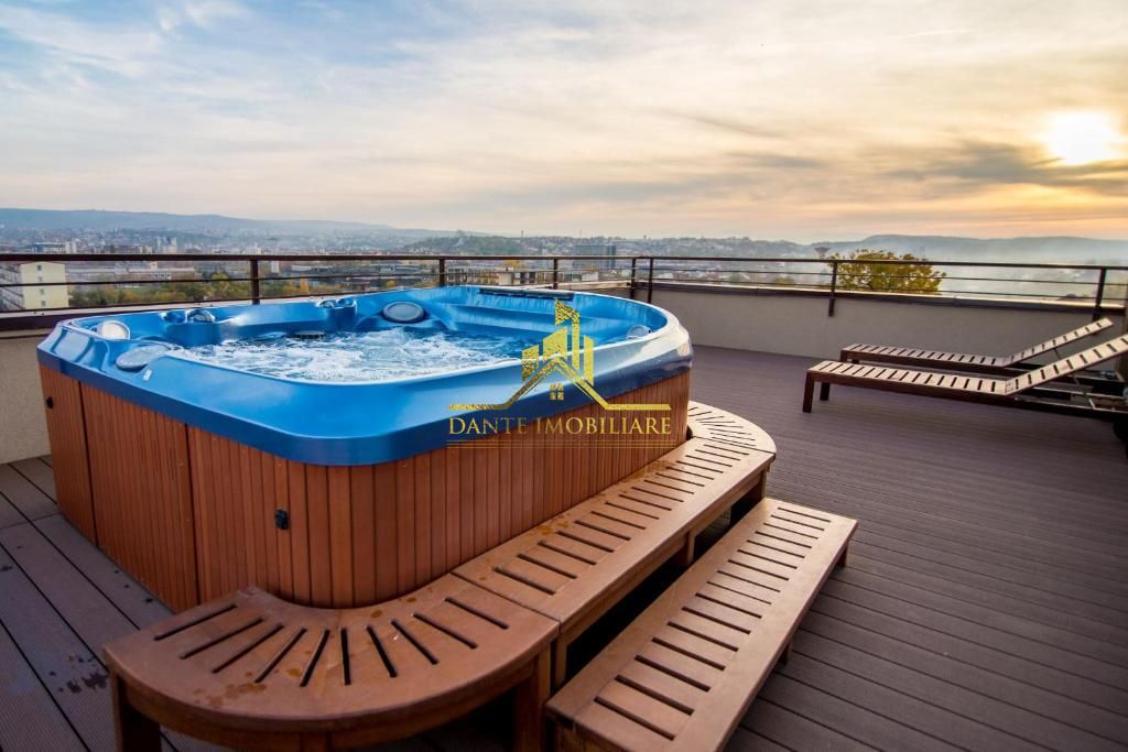 Penthouse, 3 camere, ultrafinisat, lux, terasa, jacuzzi, Sunny Hill - Poză 9