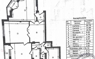 De vânzare apartament 3 camere - str. Plantelor - central - Poză 1